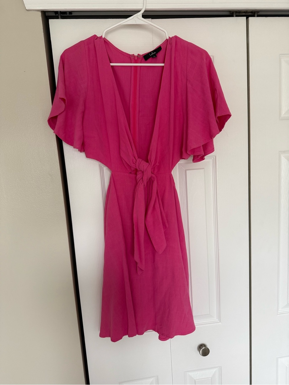 Lulus Tie-Front Dress